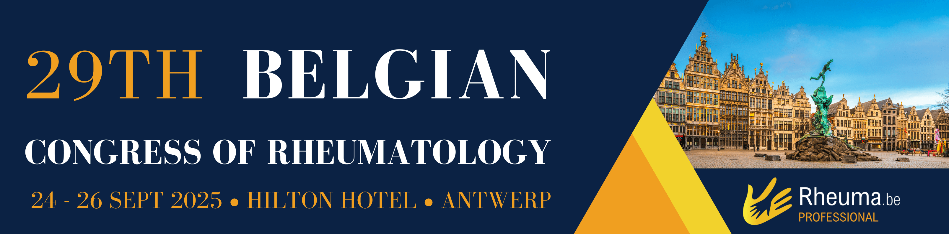 Banner Belgian Congress of Rheumatology